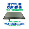 1 of 7-image forLCD Touch Screen Assembly Digitizer HP Pavilion x360 14-dh2077nr 14-dh2097nr