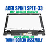 1 of 4-image forAcer Spin 1 Sp111-33-c58b 11.6" Full Hd Touch Screen Display N116bge-ea2