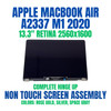 1 of 10-image forApple MacBook Air 13" A2337 M1 Rose Gold Full Assembly LCD Screen