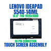 1 of 8-image forLenovo Ideapad S540-14IML LCD Touch Screen Display Assembly 5D10S39561