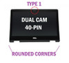 2 of 10-image forDell Inspiron 13 7368 7378 FHD LCD Screen Assembly Bezel Touch X7M2D