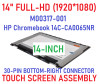1 of 5-image forHP Chromebook X360 14C-CA0053DX 14" FHD LCD Touch Screen Digitizer Assembly