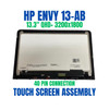 1 of 6-image for13.3" TFT LCD Screen HP Laptop Envy 13-AB 3200X1800 Assembly Frame