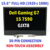 1 of 6-image forGJXT8 Dell Gaming G7 15 7590 15.6" LCD Screen 1920x1080 Display Panel Assembly