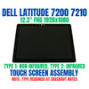 1 of 6-image forDell Latitude 7200 2-in-1 12.3" FHD Touch Display Tablet Screen Assembly 68vt2