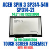 1 of 10-image for1080p LCD Touch Screen Digitizer Acer Spin 3 Series SP314-21 SP314-21N N19W2