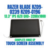 1 of 11-image for2017 Razer Blade RZ09-0239 13.3" QHD+ IGZO Touch Screen Assembly Black