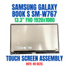 1 of 9-image for13.3" LCD Screen Touch Assembly NE133FHM-A65 Samsung Galaxy Book S SM-W767