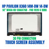 1 of 5-image forHP Pavilion x360 14-DW0000 14" FHD LCD Touch Screen Bezel Assembly L96517-001