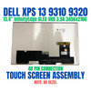 1 of 8-image for9310 Assembly Dell XPS 13 9310 OLED 4K LCD Panel Touch Screen 13.4" 16:10 3456x2160 4K Dell P/N 4xg21 ATNA34XK01-0