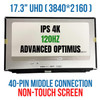 1 of 12-image forB173ZAN03.3 17.3" UHD IPS LCD Screen Non Touch InfinityEdge Display B173ZAN03.5