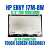 1 of 8-image forHP Envy 17-bw 17.3" FHD Touch Screen Full Screen Assembly L20694-001