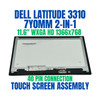 1 of 5-image forDell Latitude 3310 Hybrid 2-in-1 1920X1080 13.3" LCD Touch Screen Digitizer Assembly Bezel