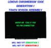 1 of 8-image forTouch replacement Lenovo Chromebook 500E B81ES 11.6" LED LCD Digitizer Assembly 5D10Q79736