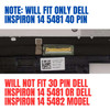 2 of 7-image forDell OEM Inspiron 14 5481 2-in-1 WXGA HD 14" Touch Screen LCD Panel 6V6P0 H5GW1