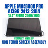 1 of 6-image forApple MacBook Pro 15 Retina A1398 Late 2013 LCD 2880x1800 Screen Complete