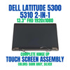 1 of 7-image forDell Latitude 5300 2-in-1 13.3" Touch Screen Assembly FHD Tkwmf