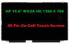 1 of 8-image forHP 15-G081NR 15.6" HD Touch LED LCD Screen
