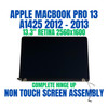 1 of 7-image forApple MacBook Pro A1425 13" 2013 ME662LL/A Retina LCD Screen Display Silver 661-7014