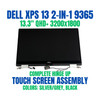 1 of 10-image forDell XPS 13 9365 13.3" FHD LCD Touch Screen Complete Assembly