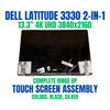 1 of 8-image forDell Inspiron 7386 Touch Top Assembly 3840X2160 Black 13.3"