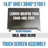 1 of 7-image forLenovo Yoga C940-14IIL 81Q9 5D10S39596 14" LCD 4K UHD Touch Screen hinge up