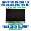 1 of 6-image forLenovo Yoga 13.9" 920-13IKB 80Y7 LCD Glossy 4K UHD Touch Screen Complete Assembly