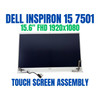 1 of 8-image for4D85D Assembly LCD HUD FHD Silver Touch Laptop Display