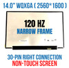 1 of 10-image forLM140GF1L02 2560X1600 14.0" WQXGA PCBA FLAT 300 cd/m eDP 30 Pin LCD Screen Display