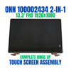 1 of 5-image forComplete KIT ONN 100002434 2-in-1 13.3" Touch FHD LCD Screen Display Panel