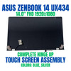 1 of 6-image forASUS Zenbook UX434 Touch Top Assembly 14" 1920x1080 Blue