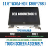 1 of 6-image forDell Latitude 3189 HD LED 11.6" Complete Touch Screen Assembly