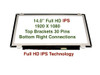 2 of 8-image for14" LCD Screen B140han02.0 B140han01.1/1.2/1.3 B140han02.1 Lp140wf3 Spd1/spf1 IPS