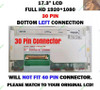 1 of 14-image forAsus GL752VW-DH71 17.3" InnoLux Matte FHD LCD Screen N173HGE-E11 Rev.C1