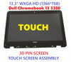 1 of 5-image forDell Chromebook 3380 13.3" Touch Screen LCD Panel 9R0TR