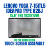 1 of 9-image for15.6" FHD LCD Display Touch Screen Assembly Lenovo Ideapad Yoga 7 15ITL5 5D10S39672