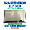 1 of 8-image forAsus Chromebook C433T 14" Touch Screen Laptop LCD Display Assembly