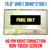 1 of 13-image forB150ZAN01.0 B150ZAN01.0 Matrix LCD Screen 15.0" UHD 3840X2160 40 Pin EDP Laptop Screen
