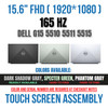 1 of 5-image forDell G15 5511 15.6" FHD 360hz Wva Non Touch Lcd Screen Complete Assembly Ym7nv