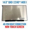 1 of 10-image forM140NWHE-R0 2240X1400 14.0" QHD 300 cd/m EDP 40 Pin 0.4mm Laptop Screen Display Panel