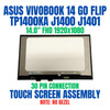 1 of 8-image forFHD LCD Touch Screen Display Assembly Asus Vivobook Go Flip TP1400K TP1400KA