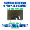 1 of 5-image forSamsung Notebook 9 Pro NP930MBE Touch Top Assembly 1920x1080 Silver
