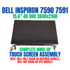 1 of 11-image for15.6" Dell Inspiron 15 7590 2-in-1 UHD LCD Touch Screen Assembly Complete 5R82W