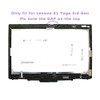3 of 7-image forLenovo ThinkPad X1 Yoga 3rd Gen Lcd Touch Screen Bezel 14" FHD 01YT243