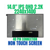 1 of 13-image forB140QAN05.0 Non Touch Led Lcd Screen 14" 2240x1400 40 Pin Narrow
