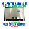 1 of 9-image forX135NV41 R0 13.5" LCD Touch Screen Digitizer HP Spectre x360 14-EA 14T-EA