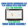 1 of 8-image forLCD Touch Screen Digitizer Assembly Bezel Lenovo Flex 5 CB-13IML05 82B8002UUX