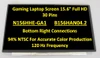 1 of 7-image for15.6" LCD Screen Display B156HTN05.1 1920X1080 FHD edp 30 pin 120HZ Dell