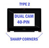 4 of 10-image for13.3" Dell Inspiron 13 7375 I7375 B133HAB01.0 LCD Touch Screen Assembly Bezel