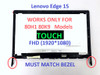 1 of 10-image for15.6" Lenovo Edge 15 LCD Screen Touch Assembly 80H1 80K9